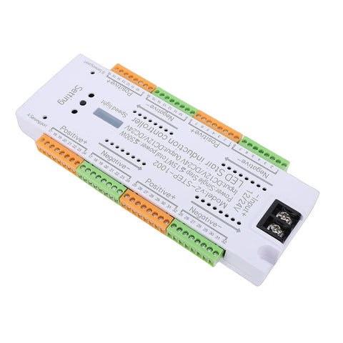 Motion Sensor LED Stair Light Controller With 32 Channel Sequential Activation And Adjustable Speed, close-up view.