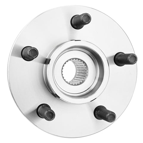 Two Pack Front Wheel Hub Bearing Assembly For Jeep Cherokee 1999 2001 And Wrangler TJ 2000 2006 With Five Lug Non ABS Built Tough