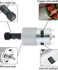 Motor components for the Upgraded 3018 Pro CNC Router Kit With Offline Controller E Stop XYZ Limit Switches 3 Axis Precision DIY Desktop