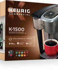 Commercial Coffee Maker For Small Biz Offices Up To 15 Employees With 4 Brew Sizes on packaging, black design