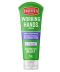 Night Treatment Hand Cream For Extremely Dry And Cracked Hands, 7 oz tube with label, guaranteed relief, no greasy residue.