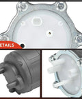 Close-up views of Honda Electric Fuel Pump for ATV Fits TRX420 Rancher 2007 To 2014, TRX500 Foreman 2012 To 2013, TRX700XX 2008 To 2009 Replacement Part 16700-HP5-602 Direct Fit Easy Install.