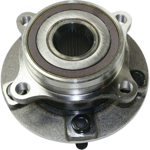2 Piece Wheel Hub And Bearing Assembly Front Left And Front Right For Mitsubishi Lancer 2008 2015 Replacement Kit Easy Install Smooth Wheel Rotation