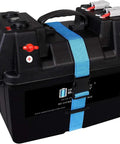 All In One 12V Battery Box Power Center For Trolling Motors And More, Heavy Duty Marine Battery Box With Dual USB ports