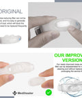 2 Pack Replacement P30i Pillow Cushions For AirFit P30i, showing original and improved versions, held in hand