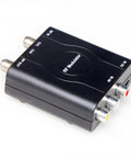Coaxial RF Modulator And AV To RF Converter for Classic Gaming and Home Theater, composite to RF channel 3 or 4, side view