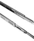 Soft Close Ball Bearing Drawer Slides Full Extension 12 To 24 Inches Side Mount With Disconnect Lever Zinc Plated Steel 100 lb