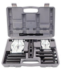 Open case of Universal Bearing Separator And Puller Set For Cars And Trucks All In One Wheel Bearing Tool Kit