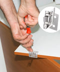 Installing 10 Pack Stainless Steel Spring Door Hinges Self Closing Butt Hinges For Wooden Boxes Small Cabinet Doors And Electric Cabinets