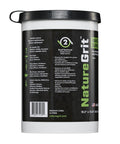 NatureGrit Hand & Surface Wipes tub for heavy-duty grease removal; white plastic bucket with black label.