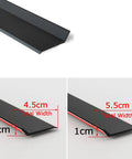 Heavy Duty Self Adhesive Rubber Rain Drip Guard For Doors And Windows 9 Feet Waterproof Edge Diverter with varying widths shown.
