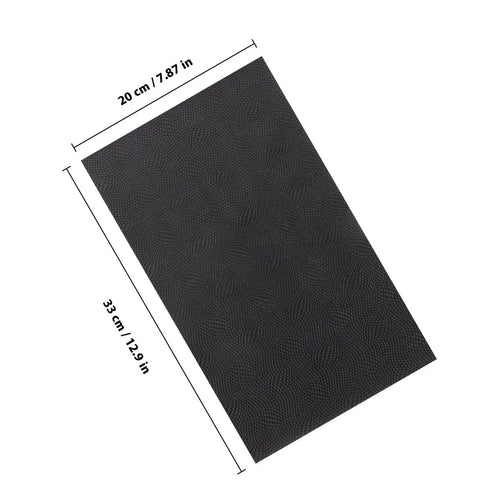 Epic Black Pu Faux Leather Sheets Craft Kit 8 PCS For Jewelry Earrings Hair Bow Making Home Decor Diy Leatherette Fabric Supplies Cool For Custom Purses Cosmetic Bags Handmade Accessories Get Your Creative Vibes Going And Show Your Style Now. 20 x 33 cm black PU faux leather sheet