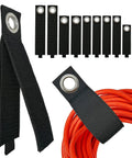 Heavy Duty Storage Straps 10 Pack Assorted For Extension Cord Organization And Cable Management Hose And Rope Keeper