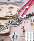 Pro Grade Watch Spring Bar Pliers Tool Set for Easy Band Removal and Strap Replacement With 8 Alloy Steel Pins and Tweezers