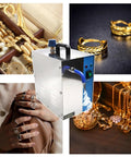 Pro Grade Jewelry Steam Cleaner Machine 1300W 2L Pro Jewelry Cleaning Steamer Stainless Steel Foot Pedal Control Auto Water Supply 220V