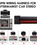 Toyota Plug And Play 16Pin Car Stereo Wiring Harness Kit With CANBUS Box for aftermarket stereo installation guidance
