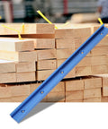 T Track Miter Track Jig For Woodworking Aluminum Alloy T Slot Track With Quick Acting Clamp against stacked wood planks