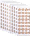 Heavy Duty Peel And Stick Felt Pads 320 Count 0.4 Inch Beige Cabinet Bumpers on sheets, ideal for furniture and vases.