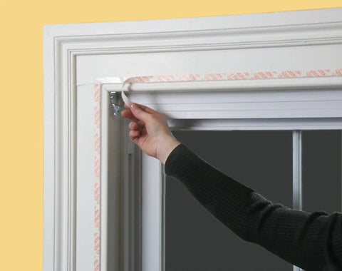 Installing Indoor Shrink Window Kit 42 Inch By 62 Inch Three Sheet Set Easy Install Window Insulation Solution For Drafty Homes Weatherproof And Energy Saving Now