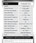 Technical parameters of Rock Solid Pneumatic Chip And Sludge Removal Machine For Cnc Coolant Disposal System with specs