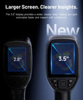 Front view of Thermal Imaging Handheld Camera For Pros With 256 By 192 Infrared Resolution Big Three Point Five Inch Display
