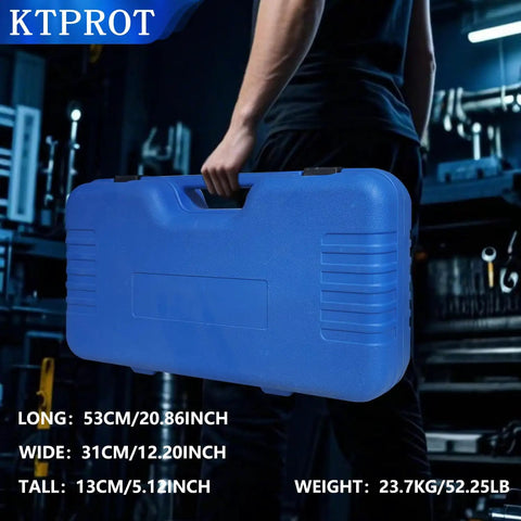 Carrying case for 50 Piece Universal Pull And Press Sleeve Kit For Bearings Seals And Bushings Removal And Installation In Cars