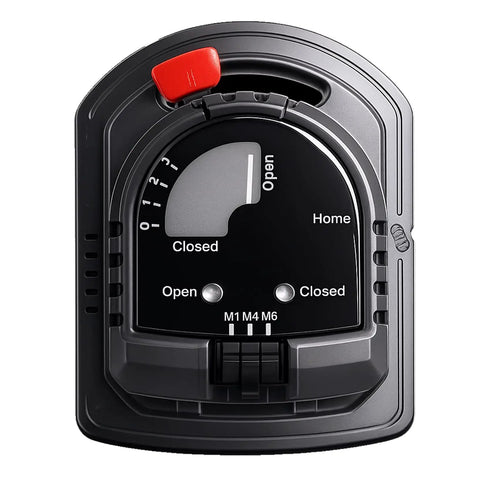 M847D Zone Damper Actuator Motor Replacement for ARD and ZD Dampers, 24V HVAC Damper Motor, Direct Fit for M847D1004 and M847D Zone U, Quiet Startup, Plug and Play Install, No Fuss Performance. black 24V HVAC damper actuator with open/closed dial