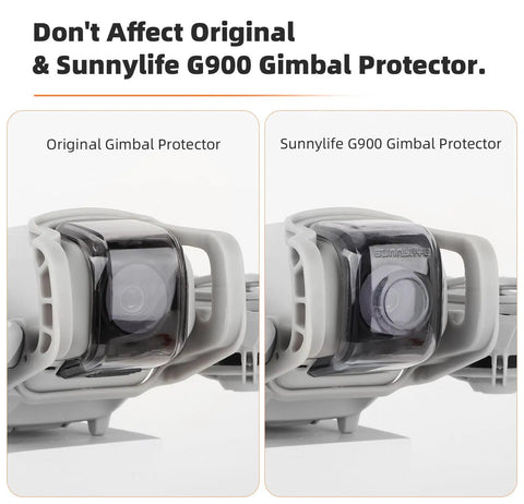 Quick-Release Gimbal Bumper For NEO Drone with Anti-Collision Full Gimbal Protection, showing compatibility with two gimbal protectors
