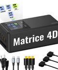 300W Parallel Charging Hub For Matrice 4D And 4TD Drones Ultra Fast Charge 3 Batteries In 1 Hour 30 Minutes with LCD screen