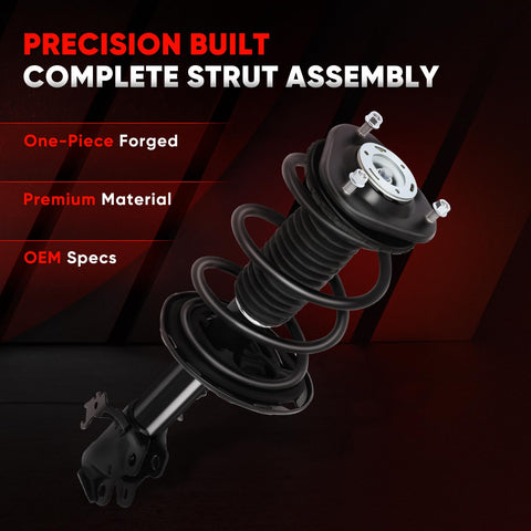 Front Quick Struts Assembly Pair For Toyota RAV4 2006 Through 2012 2.4L L4 And 2.5L L4 Models 4WD AWD FWD Shocks Absorbers Replacement Upgrade