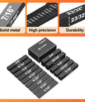 15 Piece Height Gauge Block Set For Woodworking With Precision Ruler Marked Bars, Quick No-Fuss Setup For Table Saw And Fence Alignment