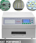 Pro Grade Reflow Oven With Infrared Heater And Hot Air Circulation For PCB SMT SMD BGA Rework Auto Welding Station T962