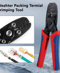 Molex And Delphi Crimp Tool For Deutsch DT Series Terminals 24 To 14 Gauge Wire Open Barrel And Non Insulated Contacts