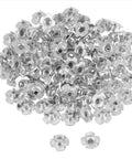 100 Pieces T Nuts Carbon Steel Zinc Plated Four Prong For Wood And Chipboard Woodworking And Furniture M5 Size Durable Rust Resistant