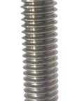 Close-up of Hardcore 18 8 Stainless Steel Button Head Socket Cap Screws 1/2-20 X 2 Inch, fully threaded shaft.