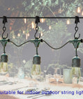 Stainless Steel S Hooks Curtain Clips 50 Pack For String Lights Photo Displays And Gutter Hangers Heavy Duty