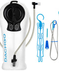 Hydration Bladder With 4 In 1 Cleaning Kit, 3L Capacity Water Reservoir For Hiking, Camping, Cycling, And Running, BPA Free And Taste Free, Wide Mouth Opening, Ergonomic Handle, Easy Refill And Cleaning On The Go.