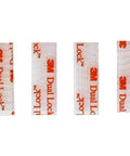 Dual Lock Clear Adhesive Mounting Strips Pack Four Each One Point Five Inches Interlocking Mushroom Head Fasteners For I Pass
