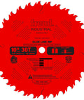 Industrial Glue Line Ripping Saw Blade With Premium TiCo Hi Density Carbide Ripping Blend For Maximum Performance 10 Inch Diameter 30 Teeth TCG Grind Heavy Duty Construction For Stable Flat Rips.