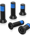 Assorted Red Dot Sight And Optics Mount Screws Pack 45 Pieces In 15 Sets Imperial And Metric Threads Built Tough With High Strength Carbon Steel Black Oxide Blue Coating.
