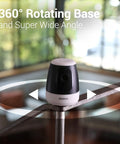 Pet Cam With 1080p WiFi Night Vision 360 Degree Wide View Rotating Base Two Way Audio Motion And Sound Alerts Local Storage