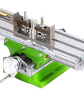 Heavy Duty Milling Machine Work Table Cross Slide for Bench Drill with Adjustable X Y Axis 330 by 95 Millimeters on white background