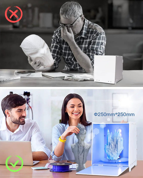 Top Shelf 405nm UV Curing Box For Large 3D Resin Prints With 360 Rotating Turntable And Digital Timer Making Your SLA DLP LCD Post Cure Workflow A Smooth Deal No Sweat Ever