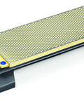 Double Sided Diamond Sharpening Stone With Base DuoSharp 10 Inch Bench Stone Fine And Coarse For Knives And Tools Stable Base