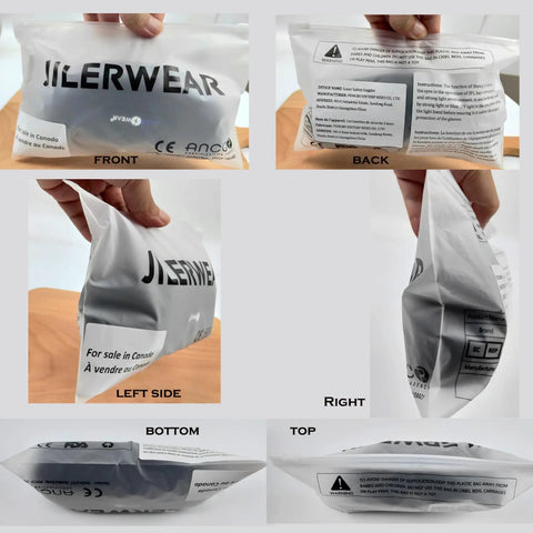 Packaging of Pro Grade Laser Safety Glasses With Broad Spectrum Shield 190nm to 1200nm For Violet Blue Red Lasers, EN207 Certified