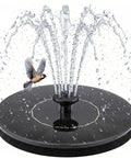 Floating Solar Fountain For Bird Bath And Outdoor Ponds, Sun Powered Water Pump With No Battery Or Wiring, spraying water