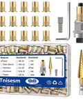 90Pcs M6 Rivet Nut Installation Tool Kit Beefy Built From Carbon Steel With Zinc Flat Head Nutserts in packaging and tools.