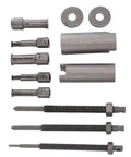 Heavy Duty 9 To 23mm Motorcycle Bearing Puller Internal Extractor Tool Kit High Strength Steel Build For Durable Service Ensuring Even Force Distribution During Removal Process To Protect Frame Integrity And Engine Block For Pro Shop Mechanics, steel parts