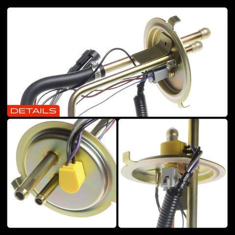 Electric Fuel Pump Assembly For Jeep Cherokee XJ Wagoneer 1987 1990 4.0L Engine with sending unit and connectors.