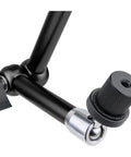 Pro Vision Arm Articulating Camera Mount With Removable Hot Shoe, Dual Ball Joints, 360 Degree Rotation, 90 Degree Pivot, Pro Grade Monitor Rig For Video Cameras And Field Setups, close-up
